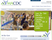 Tablet Screenshot of macdc.org